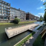 Une terrasse flottante à Strasbourg