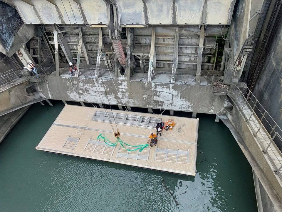 Barrage à Sauveterre, Projet BTP par Locaponton