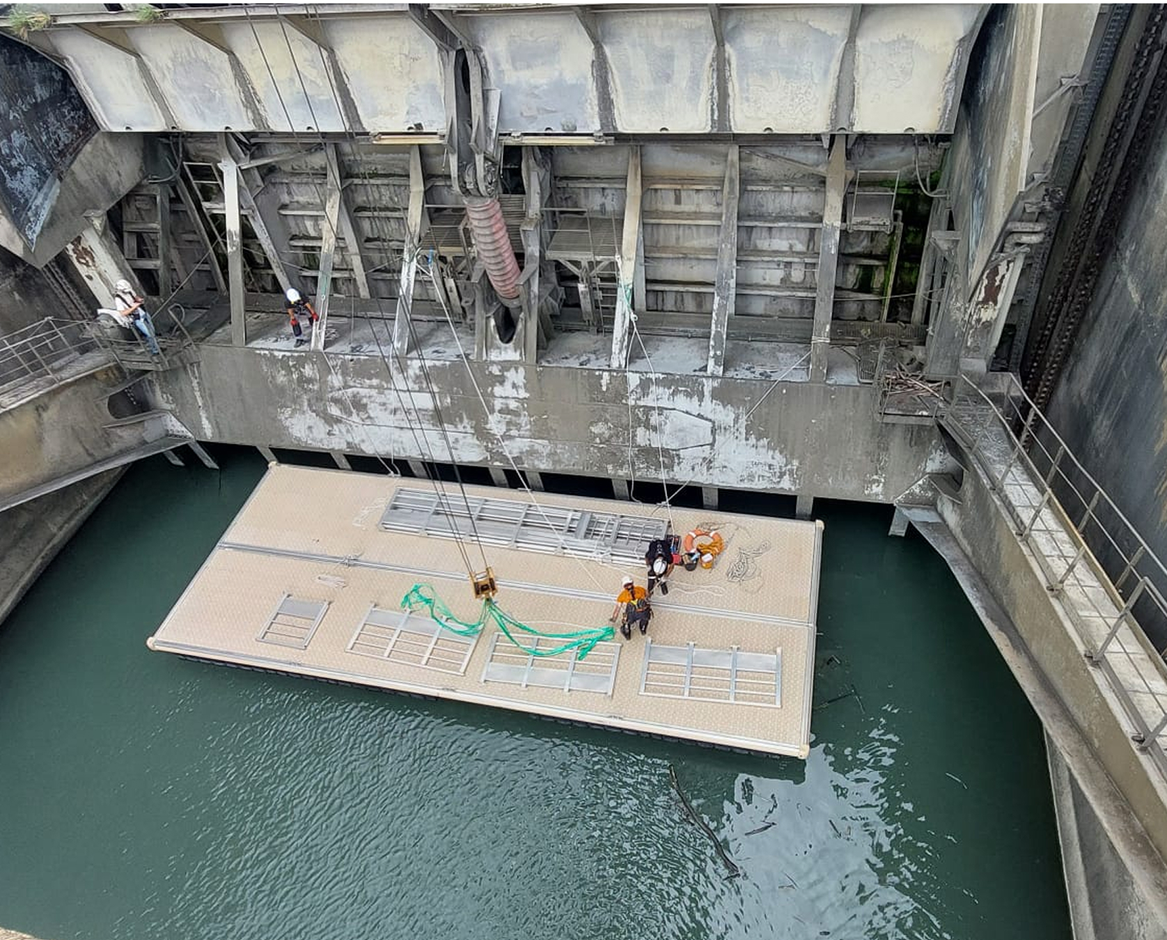 Barrage à Sauveterre, Projet BTP par Locaponton